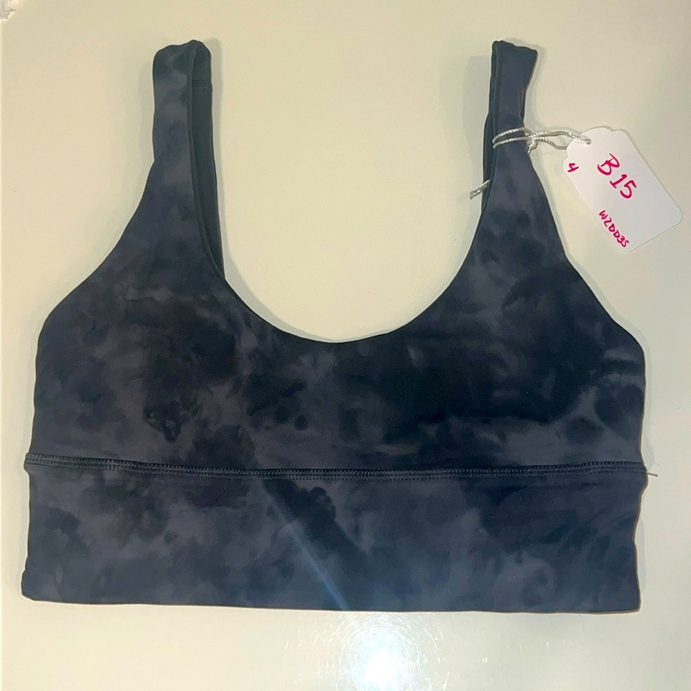Lululemon Align Reversible Bra *Light Support, A/B Cup, Size 4, Grey Tie Dye